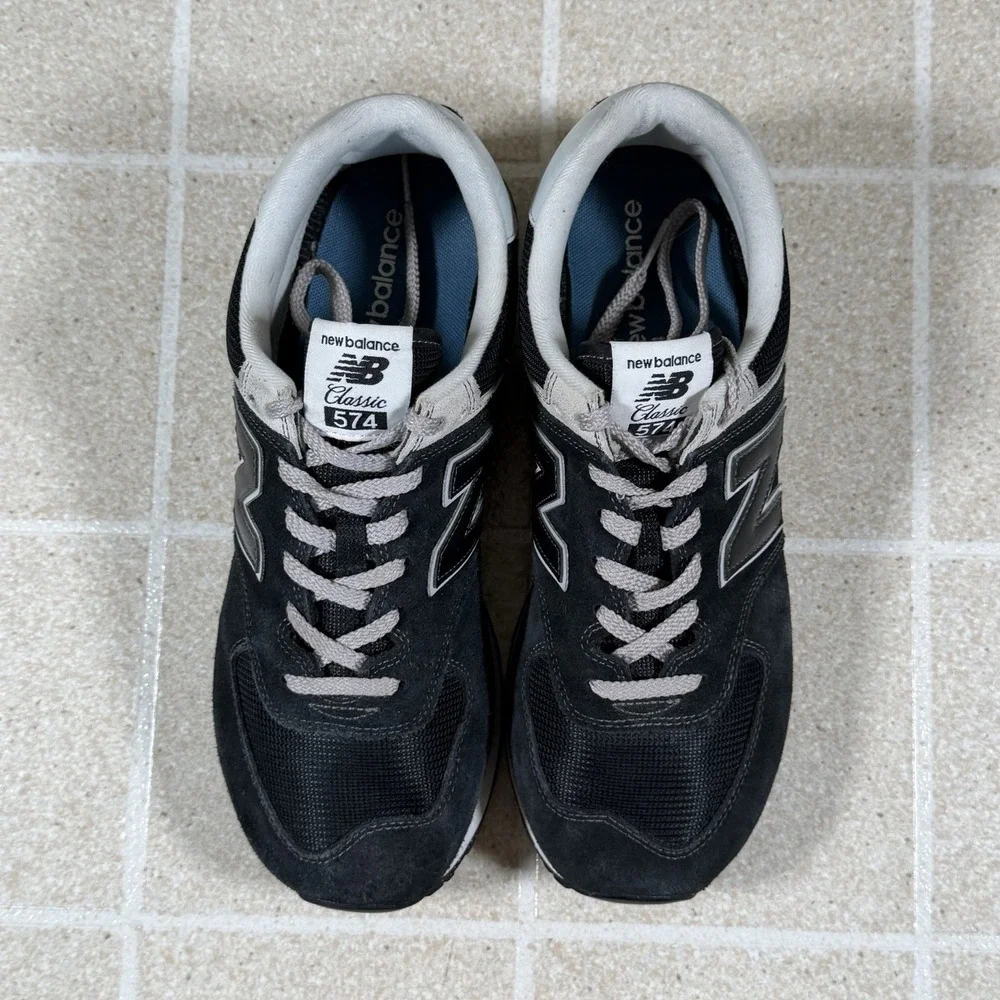 New Balance Classic ML574EVB Men's Athletic Running Shoes Size 10.5 2E Blue - Picture 11 of 16